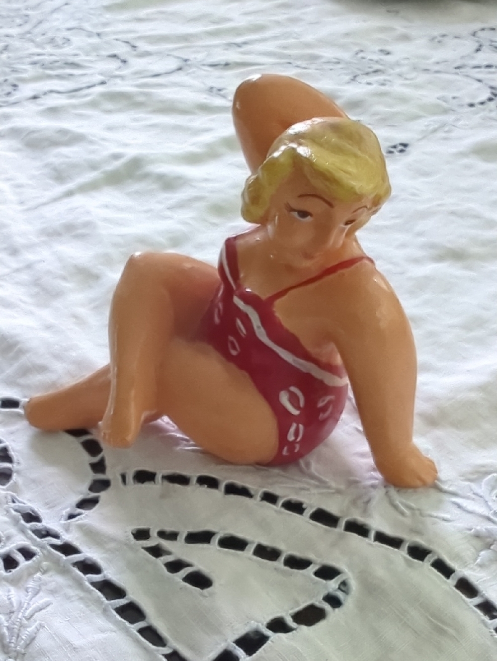 Bathing Beauty Resin Figurine